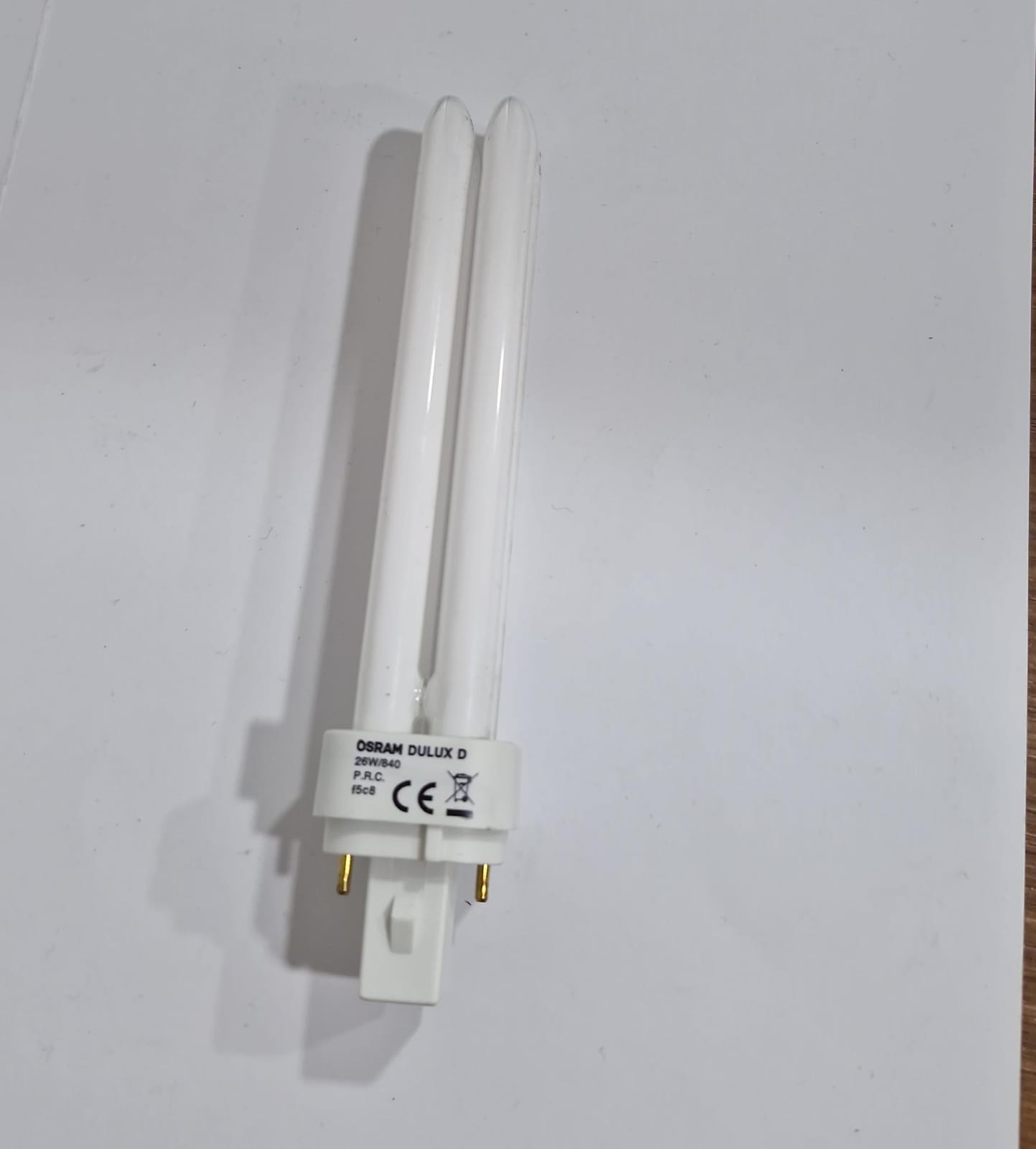 Lote de 4 lámparas Osram Dulux D 26W/830 G24d-3 | Luz cálida 3000K