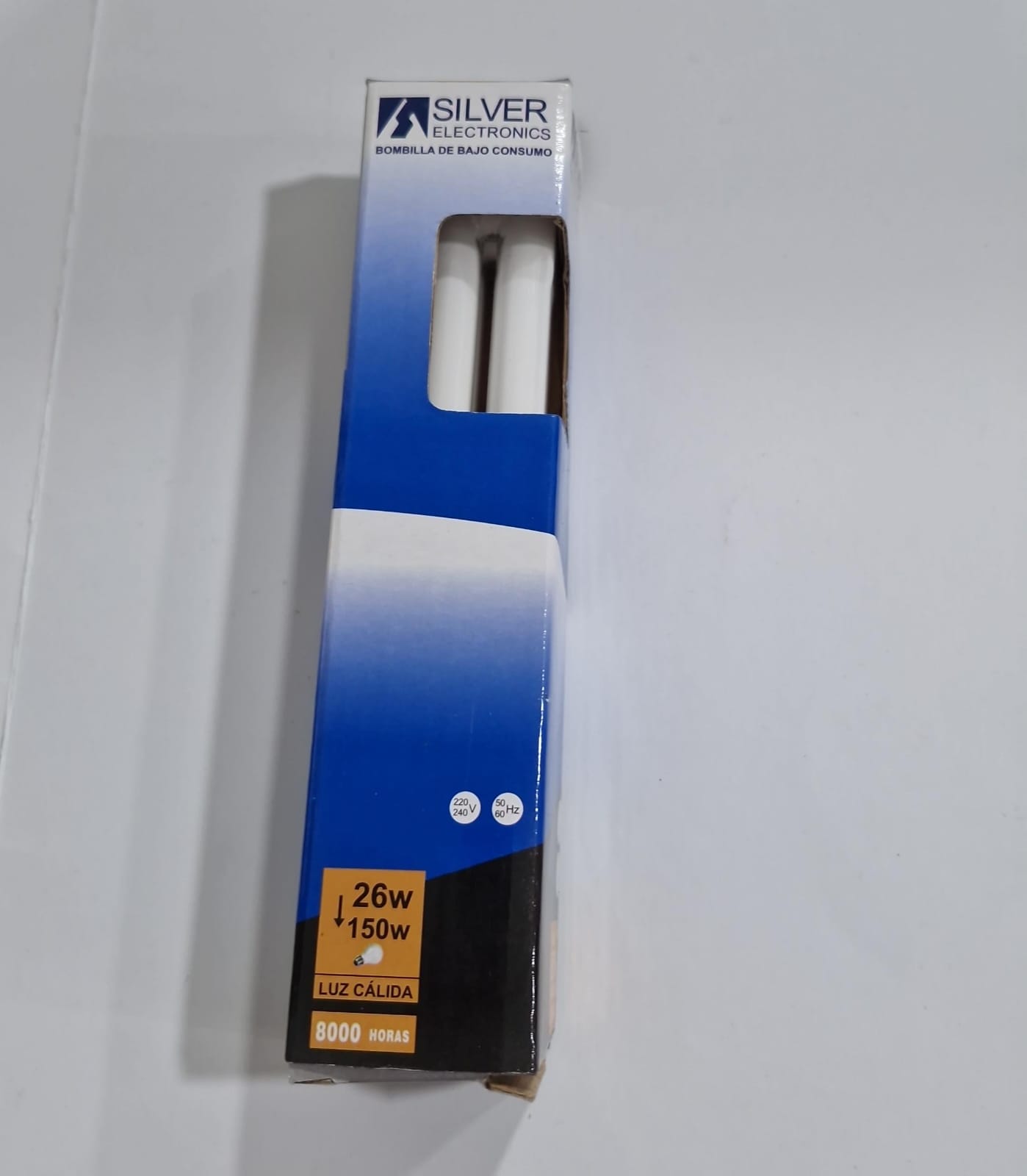 Lote de 9 lámparas PLC 26W 4‑pines Silver Sanz 3000K – Ref. 592643 - Imagen 2