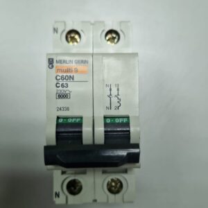 Interruptor magnetotérmico Merlin Gerin 24330 1P+N 63A curva C 6000 A