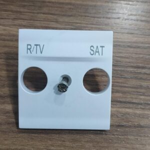 Caja 13 carátulas toma R/Tv/Sat ancho Eunea Unica