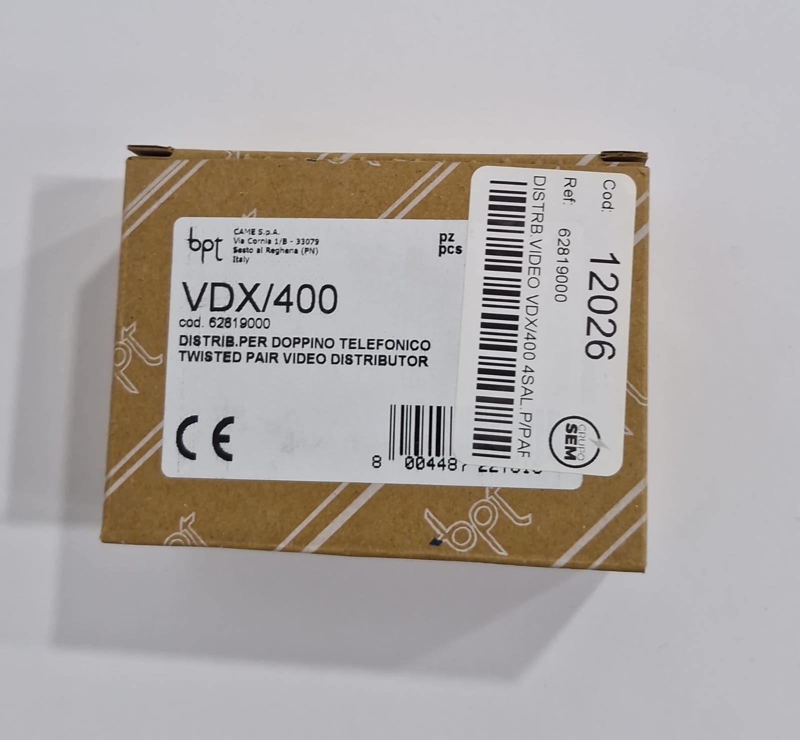 Distribuidor de vídeo Came BPT VDX/400 4 salidas – Ref. 62819000 - Imagen 2