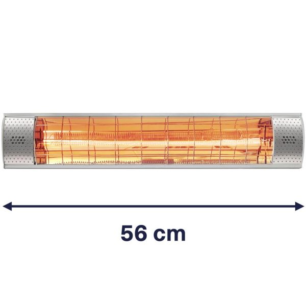 Infrarrojo halógeno mural/techo Elnur IFB-2000