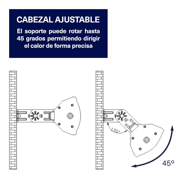 Infrarrojo halógeno mural/techo Elnur IFB-2000 - Imagen 4