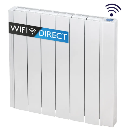 Emisor térmico Wi‑Fi Directo lateral con fluido térmico