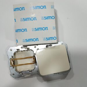 Tapa ciega Simon 75 75800‑31 marfil