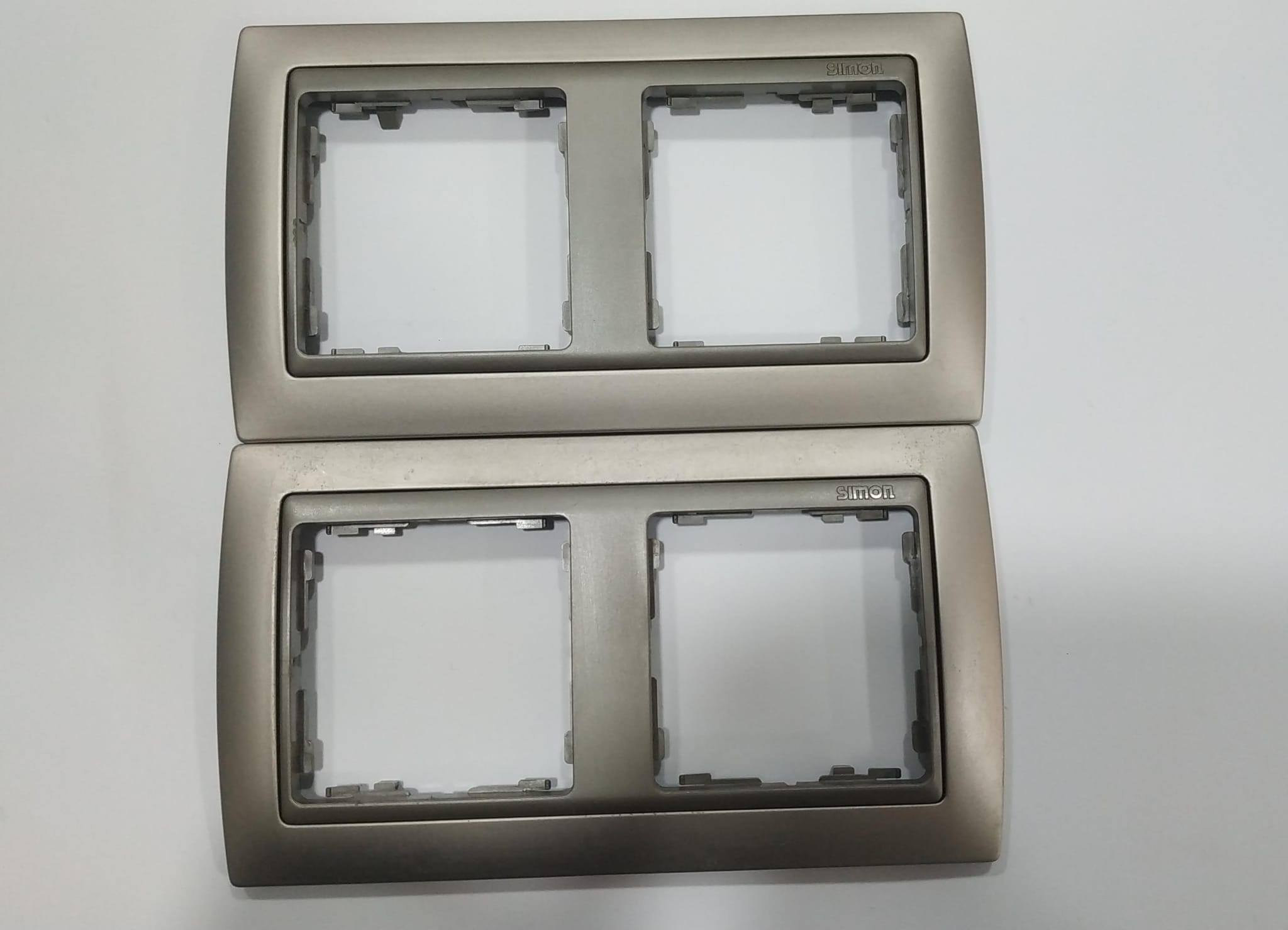 Lote 2 marcos Simon 82 82924‑34 2 elementos cava mate interior cava con defectos