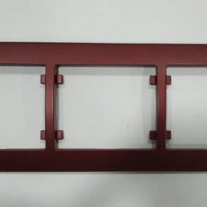 Marco 3 elementos horizontal rojo rubí BJC Iris 18003‑RR