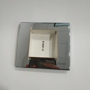 Placa 2 módulos Bticino Light Tech cromada NT4802CR