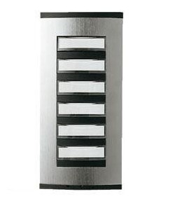 Placa empotrable CAME BPT HPP6‑ST 60090300 6 pulsadores