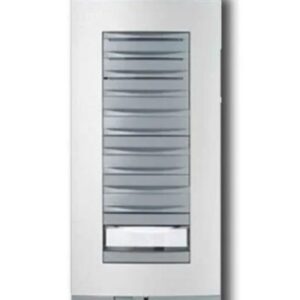 Placa citofónica CAME BPT HPC1 GH – Gris Claro / Satinado